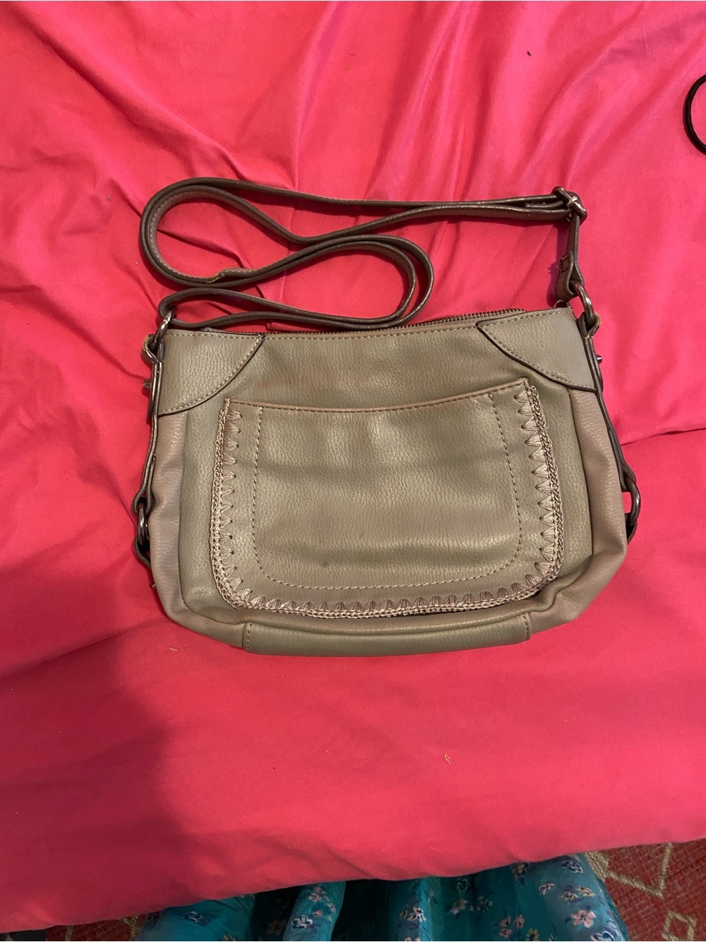 Jessica Simpson Grey Crossbody Bag